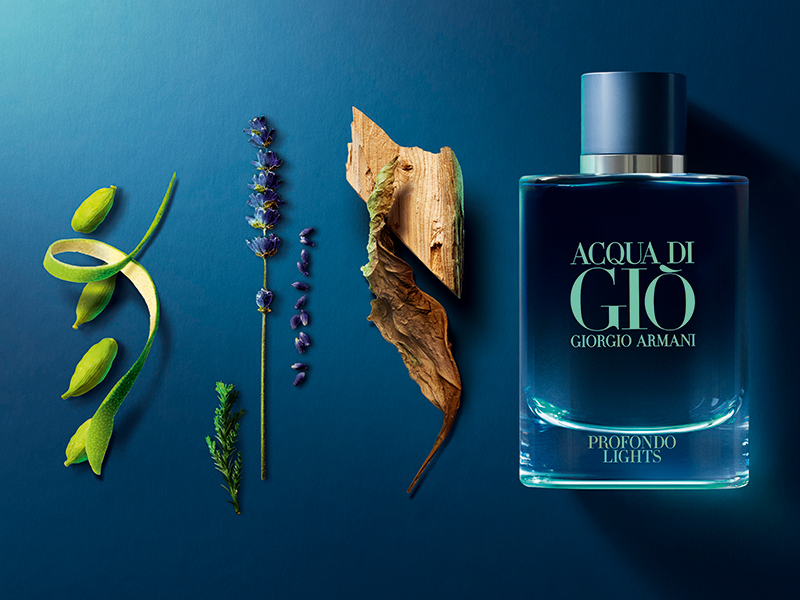اعكس حبك للمغامرة هذا الصيف مع عطر PROFONDO LIGHTS ACQUA DI GIÒ من جورجيو أرماني